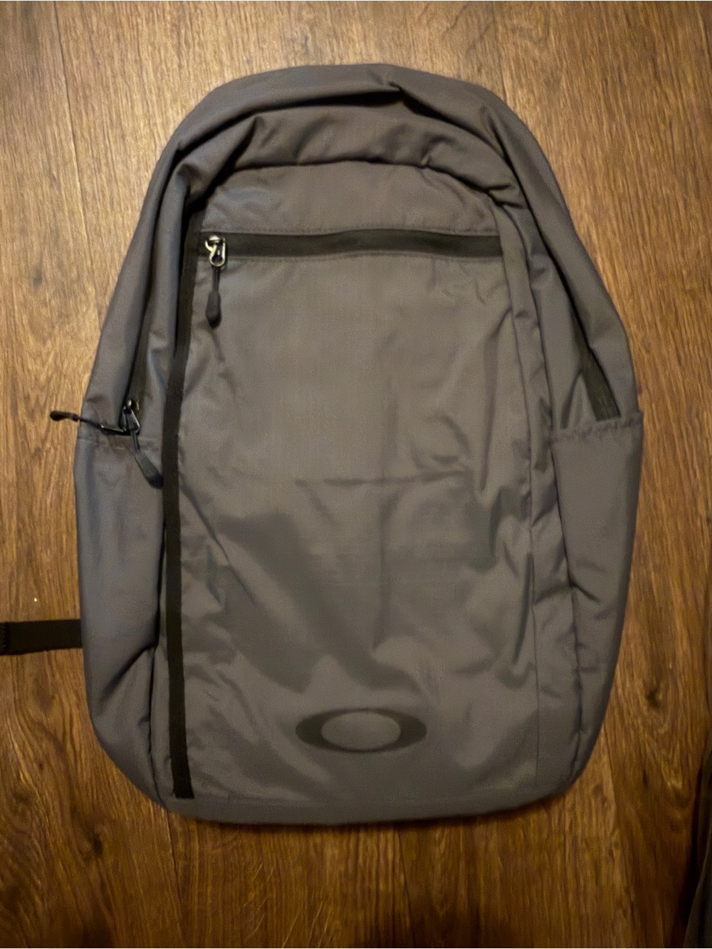 Oakley Charcoal Gray Men's Backpack with Front Pocket